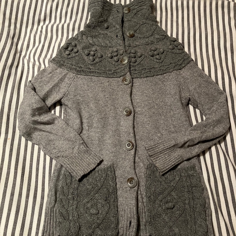 Anthropologie "Sleeping on Snow" wool-blend sweater